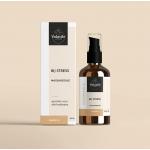 Massageolie bij stress glas...