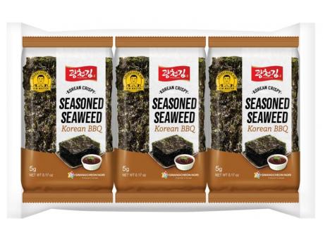 Zeewier snack bbq 3x5gram