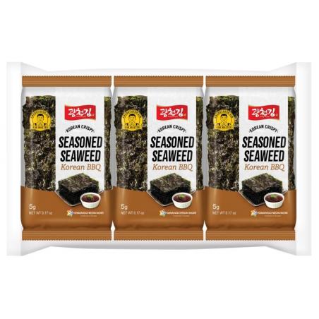 Zeewier snack bbq 3x5gram