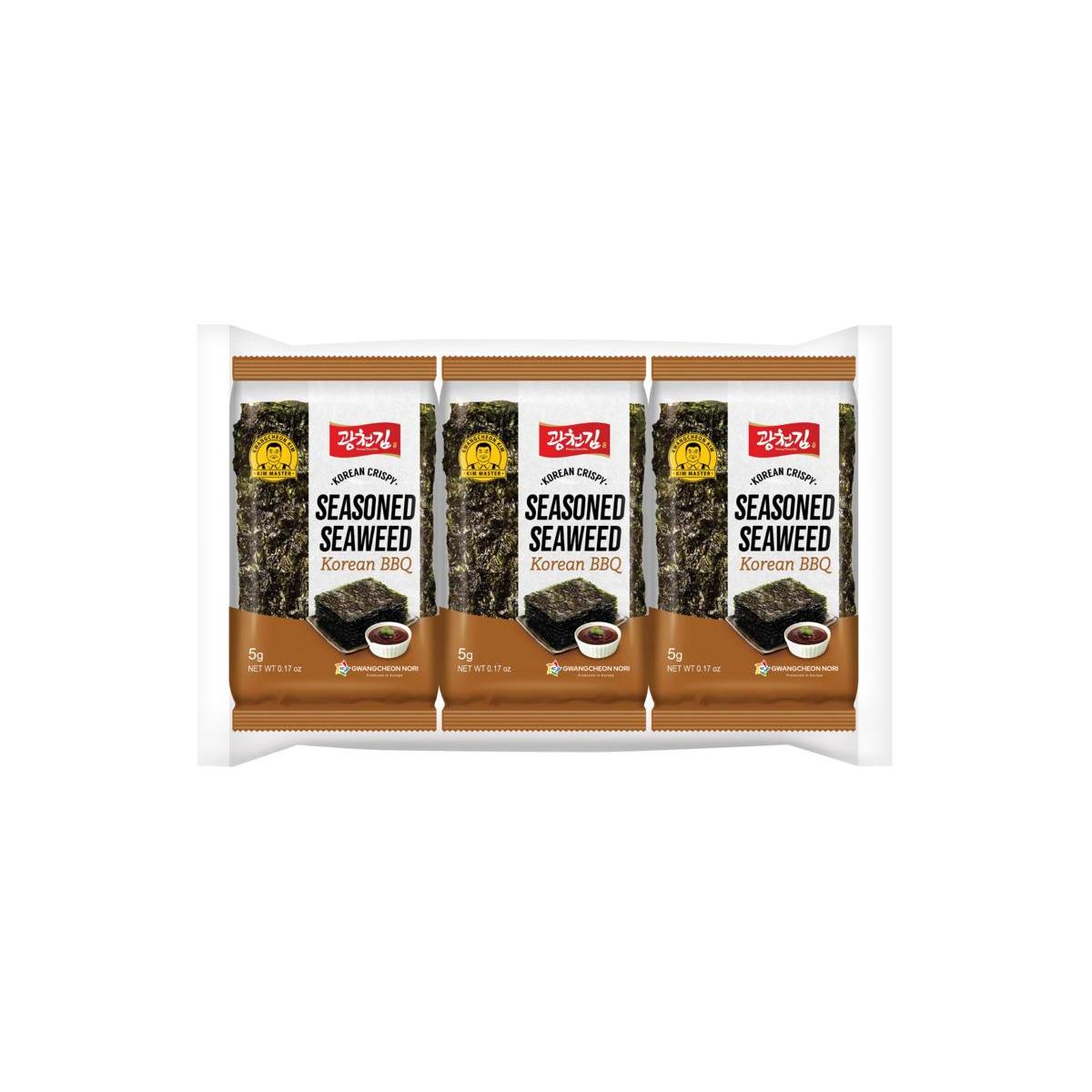 Zeewier snack bbq 3x5gram