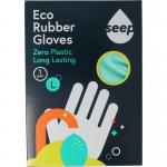Handschoen fairtrade rubber composteerbaar mt L