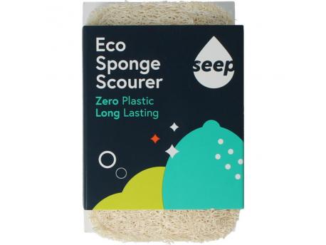 Spons met luffa schuurspons composteerbaar