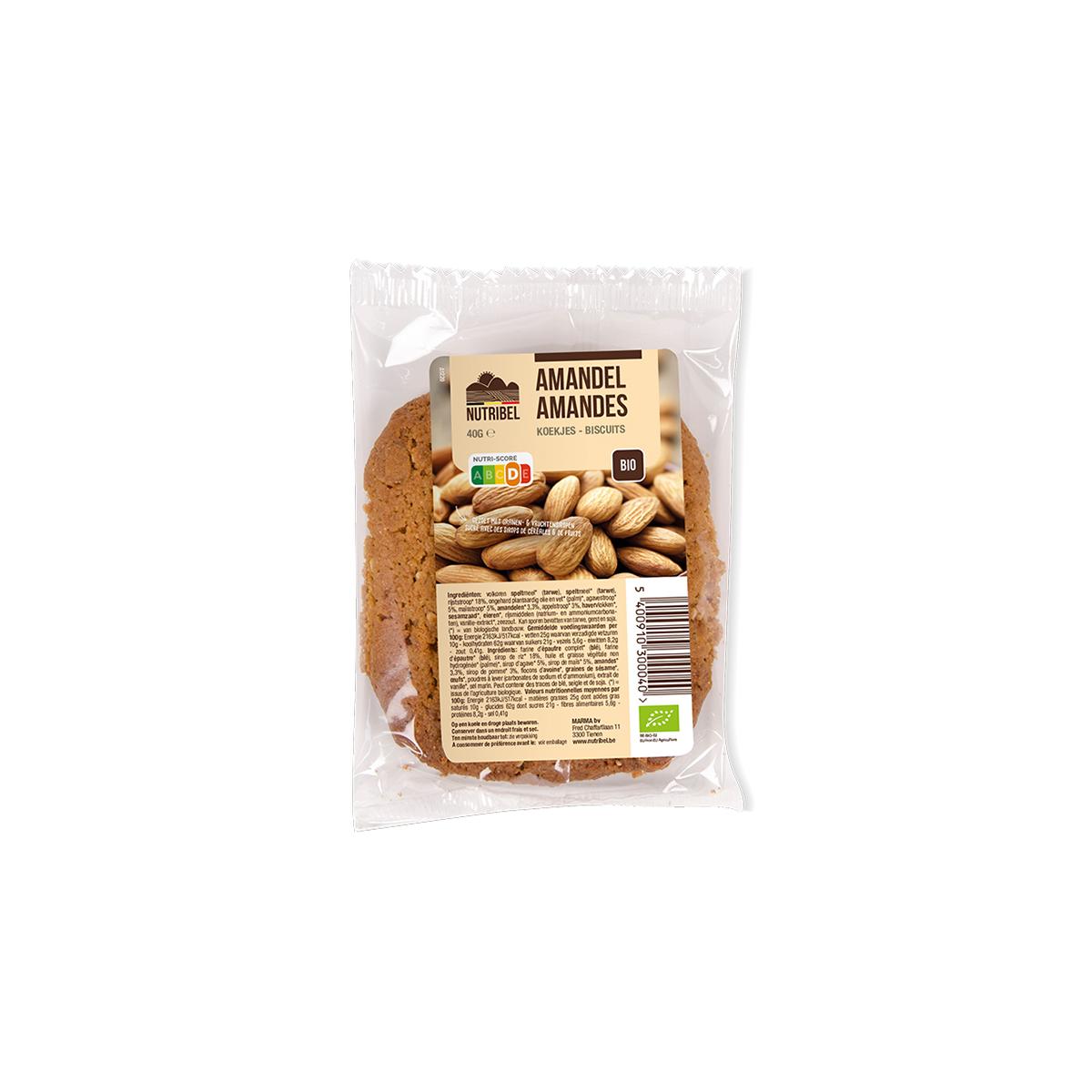 Spelt amandelkoek bio