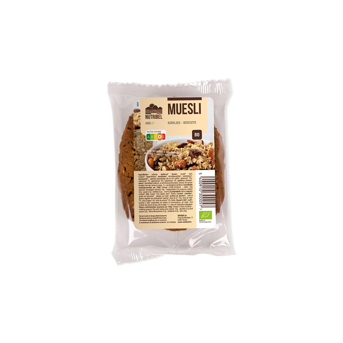 Spel mueslikoek bio