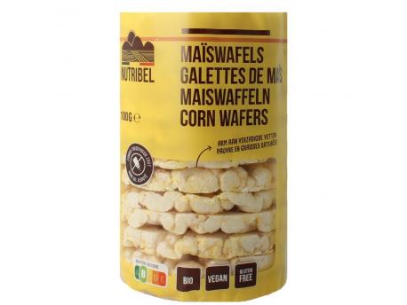 Maiswafels zonder zout glutenvrij bio