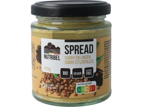 Curry linzen spread glutenvrij bio