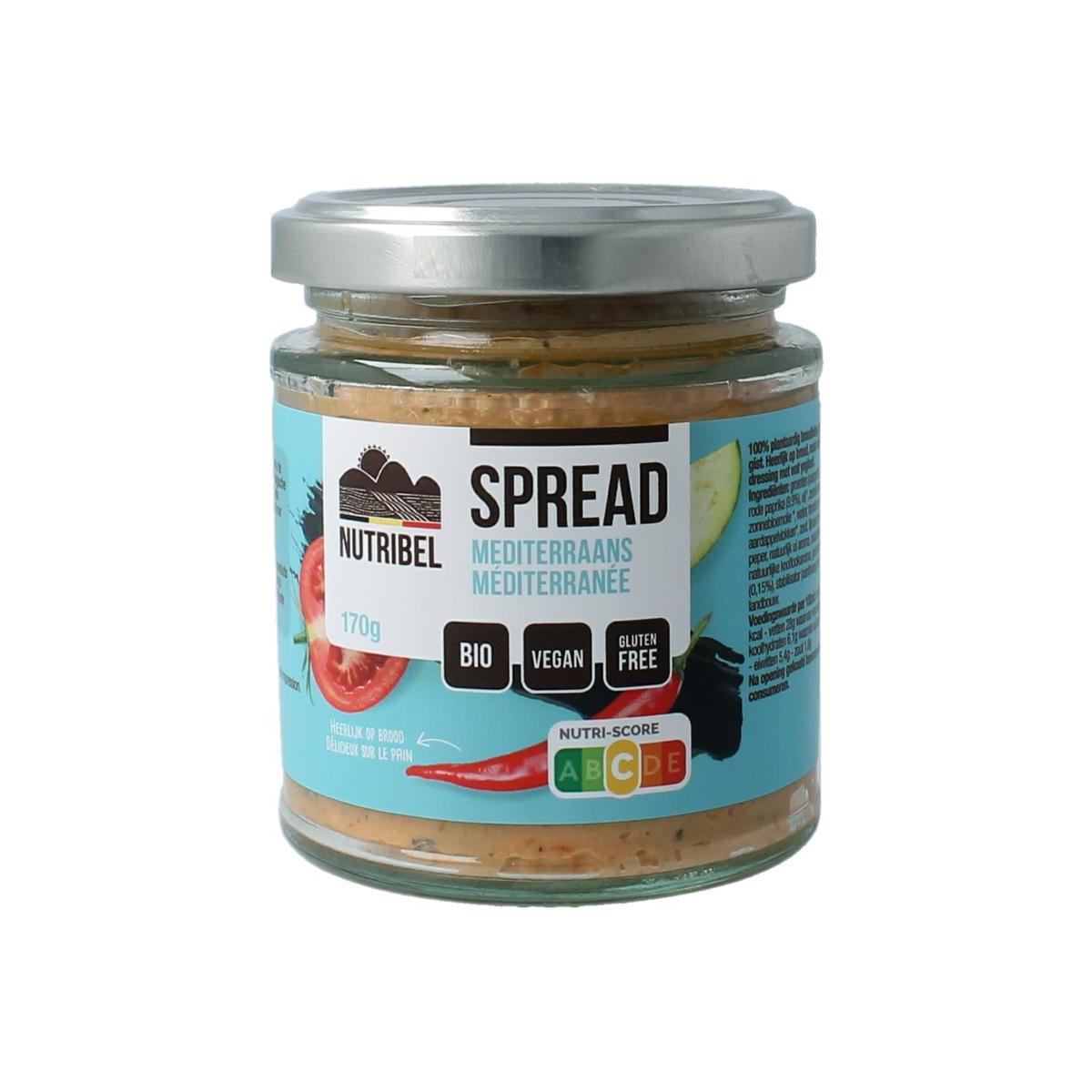 Mediterraans spread glutenvrij bio