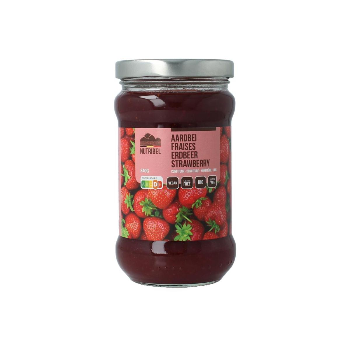 Aardbeien confituur bio