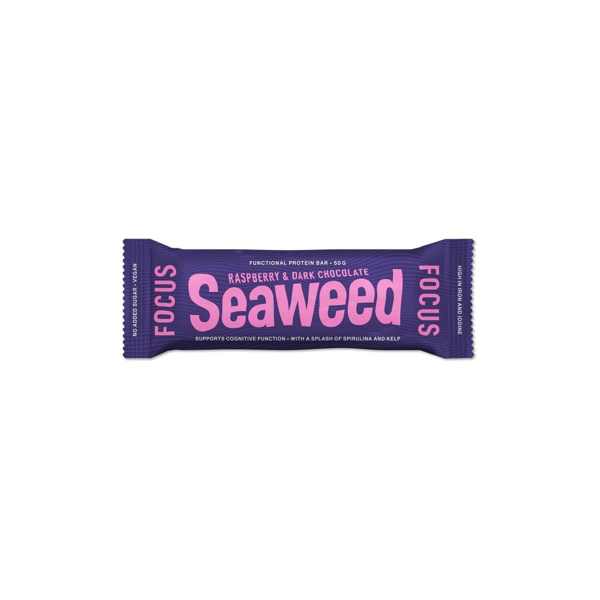 Seaweed proteinbar focus raspberry