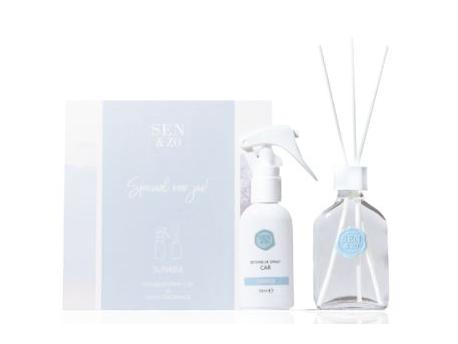 Cadeauset sunrise homefragrance & carspray