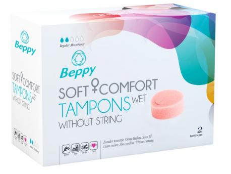 Soft+ comfort tampons wet