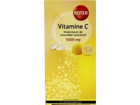 Explosieven apotheker blad Roter Vitamin C 1000mg lemon duo 2x20br