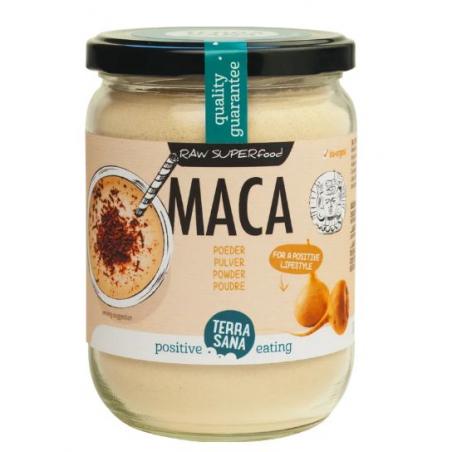 Raw maca high energy poeder in glas