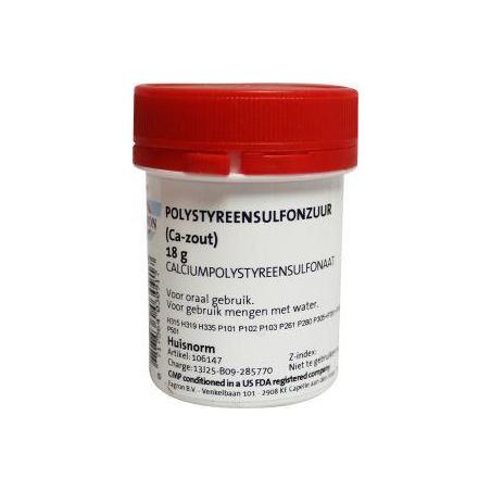 Polystyreensulfonzuur calcium zout