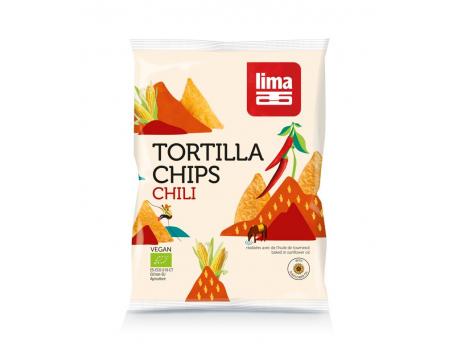 Tortilla chips chili bio