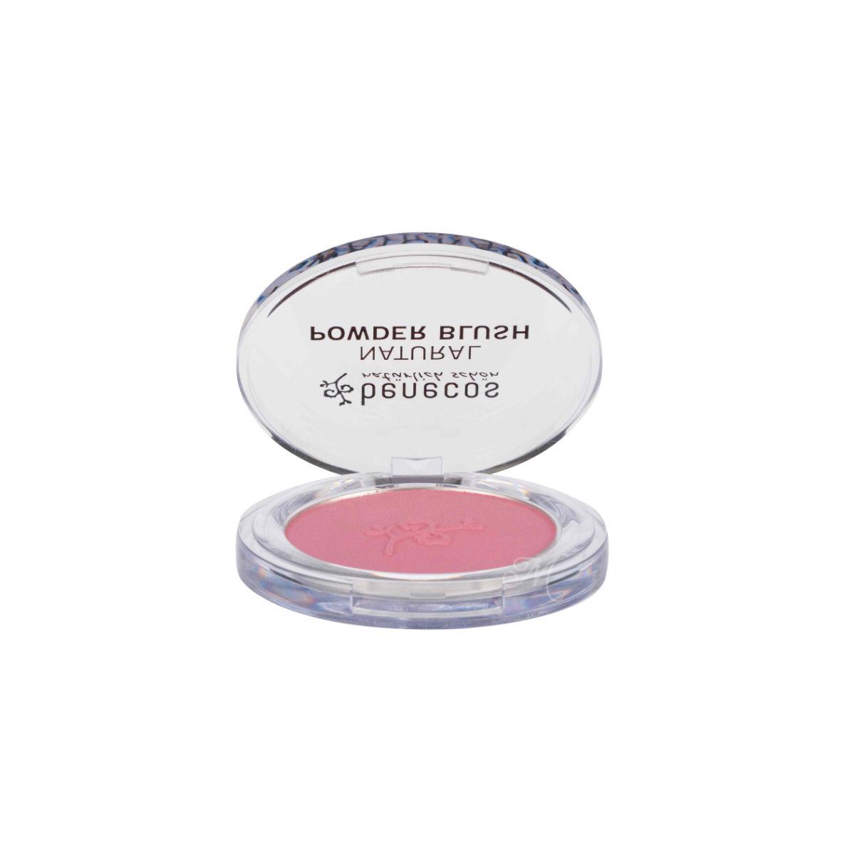 Compact blush mallow red