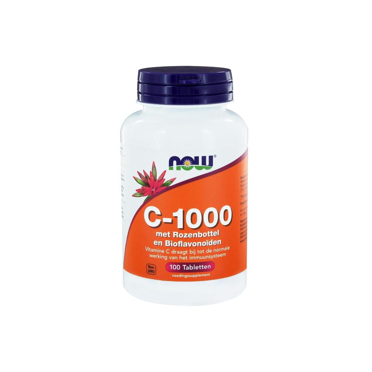 Vitamine C 1000mg bioflav & rose hips