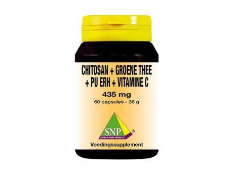 Chitosan groene thee pu erh thee vitamine C 435 mg