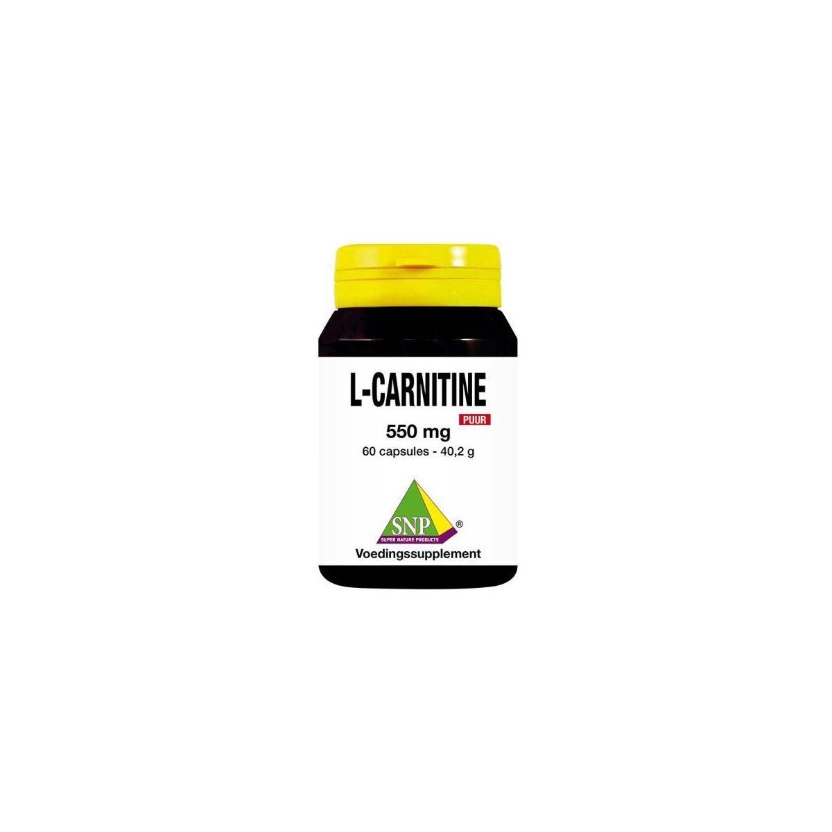 L Carnitine 550 mg puur