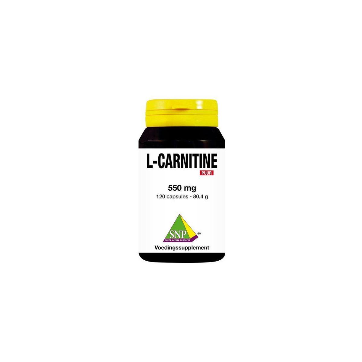 L Carnitine 550 mg puur