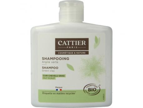 Shampoo vet haar groene klei