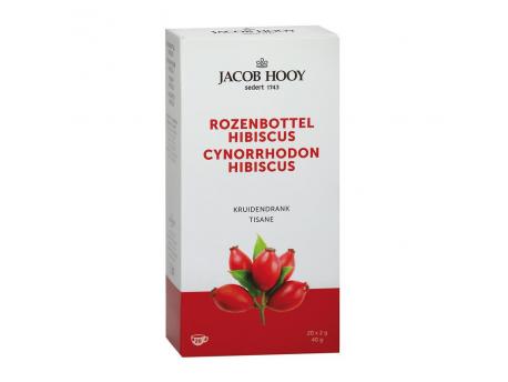 Rozenbottel hibiscus thee zakjes