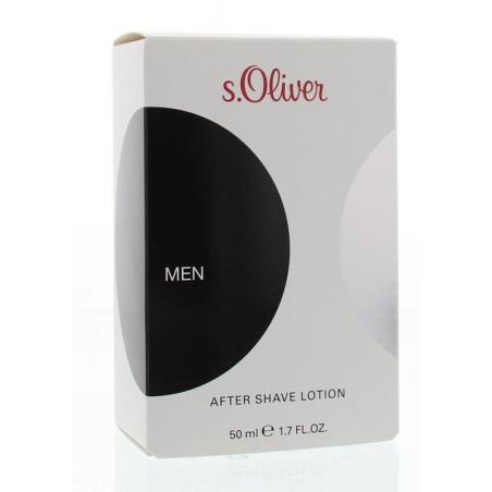 Man aftershave lotion splash