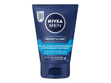 Men deep clean face wash