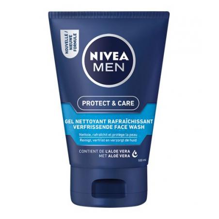 Men deep clean face wash