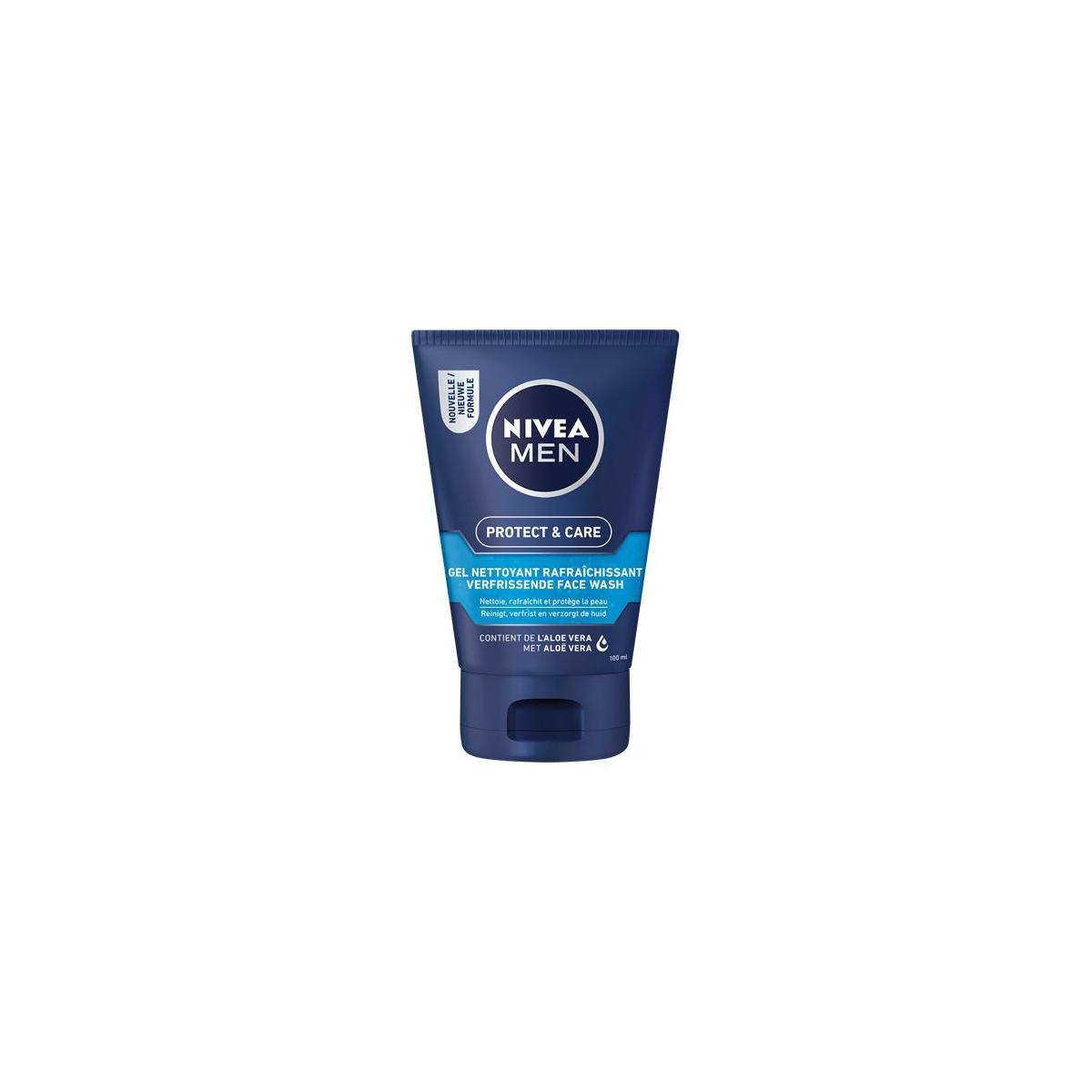 Men deep clean face wash