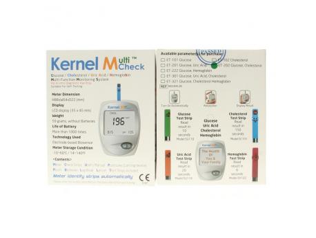 Multicheck glucose cholesterol meter