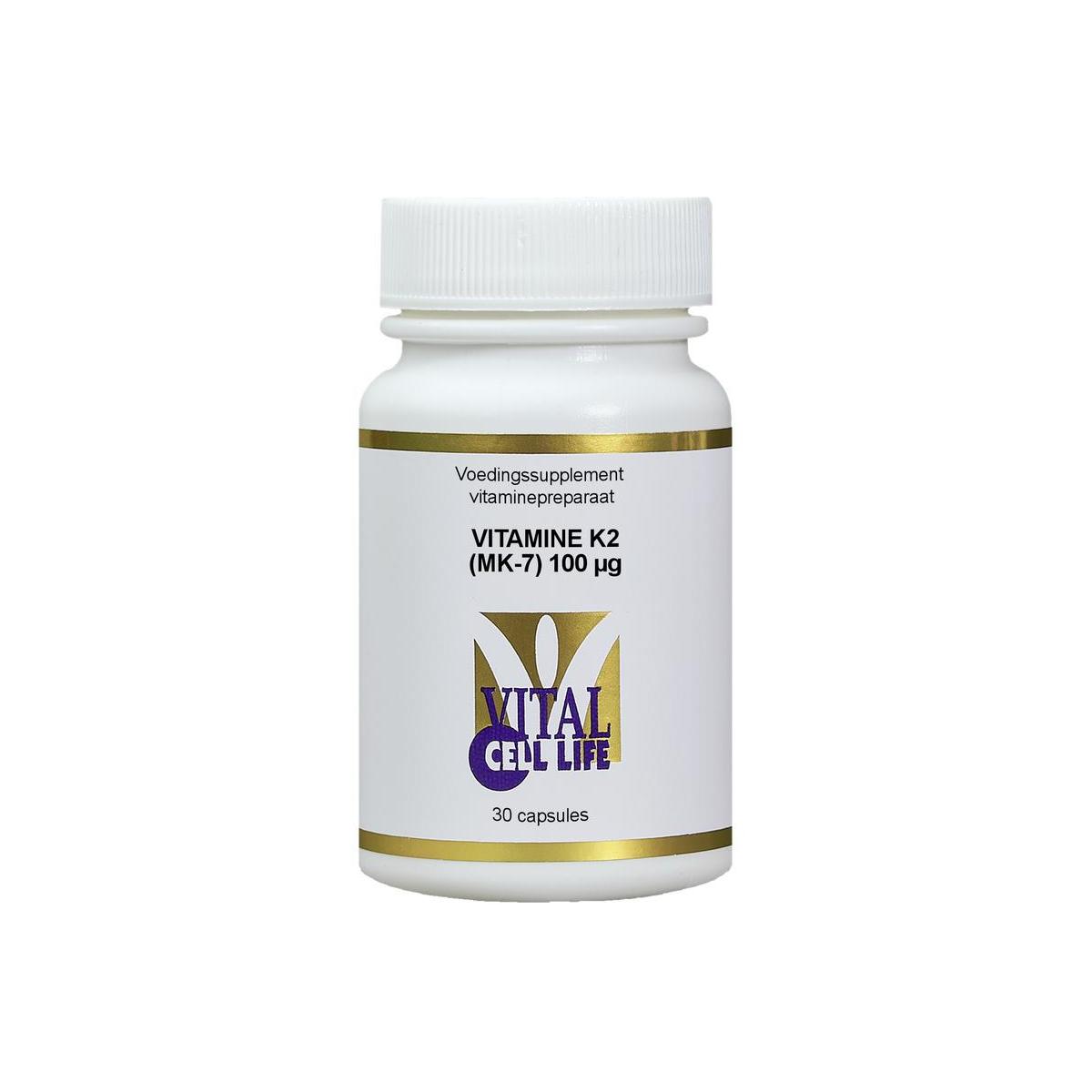 Vitamine K2 MK7 100 mcg