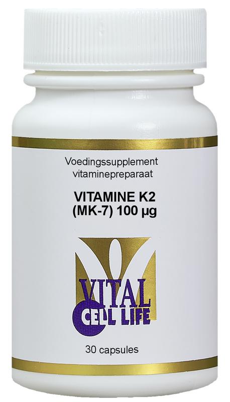 Vital Life vitamin K2 MK7 mcg 30cap