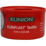 Kliniplast hechtpleister 5X2.5CM+RING