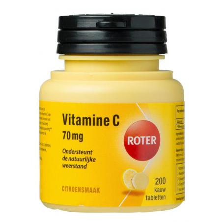 Vitamine C 70mg citroen