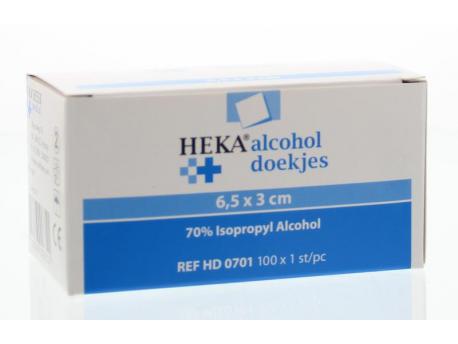 Alcoholdoekjes 6.5 x 3cm