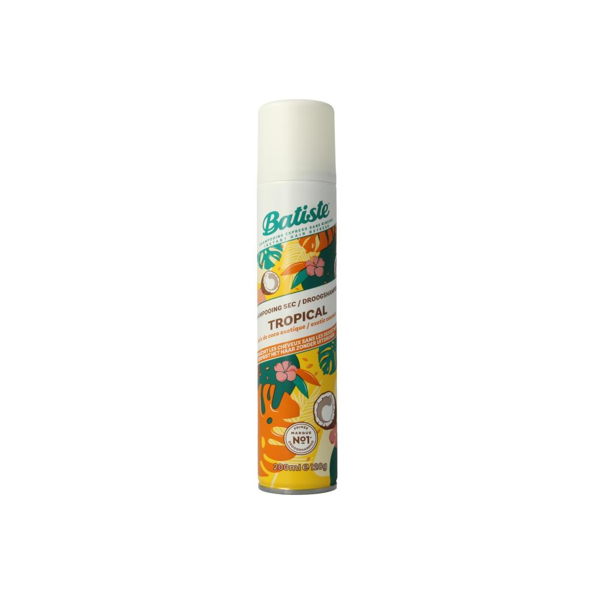 Dry shampoo tropical