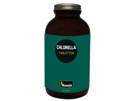 Chlorella premium 400mg glas flacon