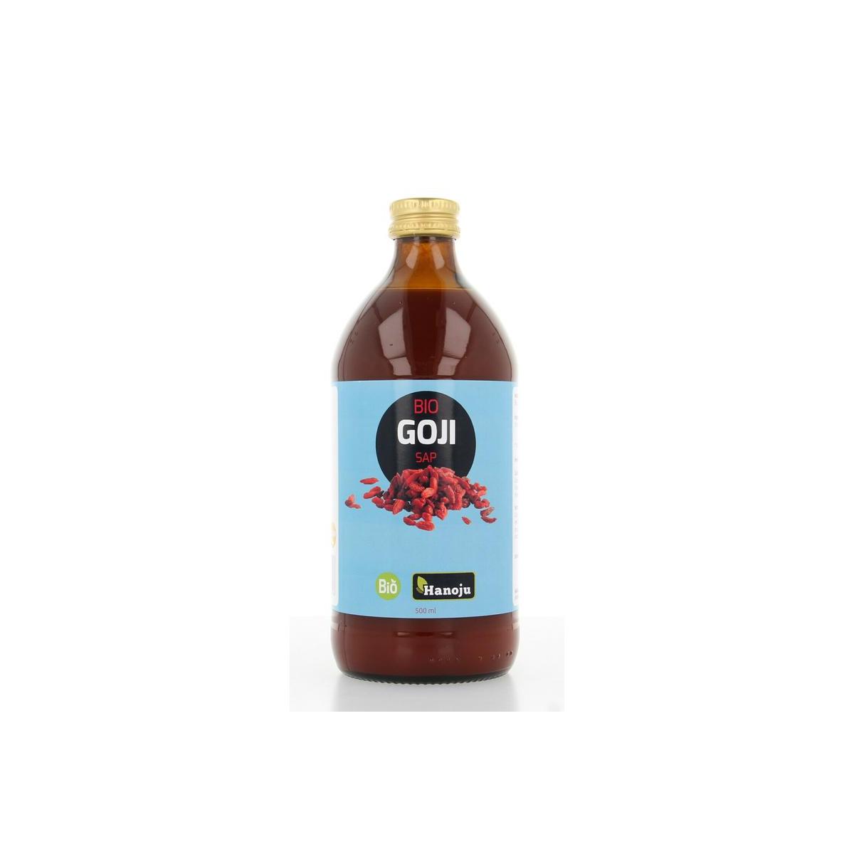 Goji premium bio 100% sap glas fles