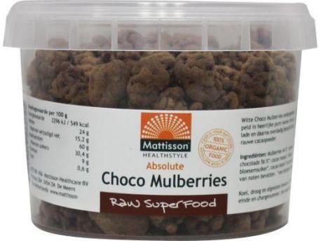 Absolute raw choco mulberries