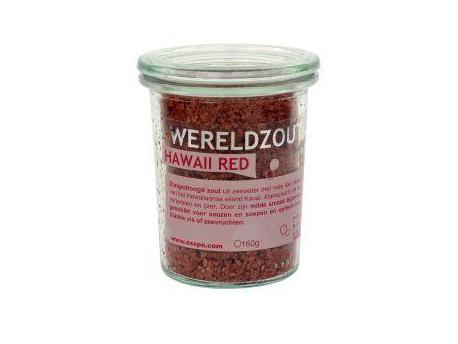 Wereldzout Hawaii red glas