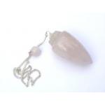 Pendel druppel roze kwarts