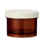 Tabletflacon 75ml bruin met dop