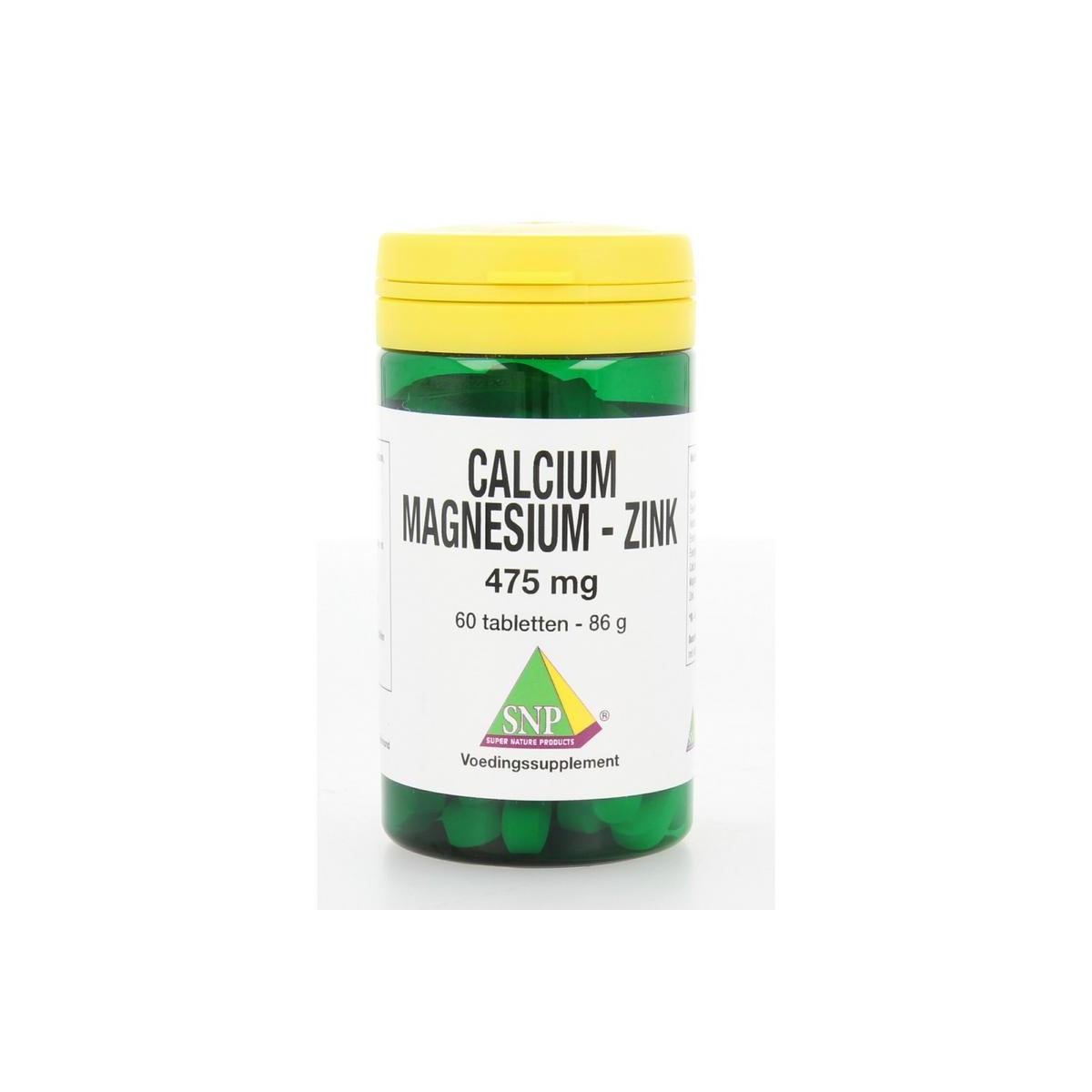 Calcium magnesium zink 475 mg