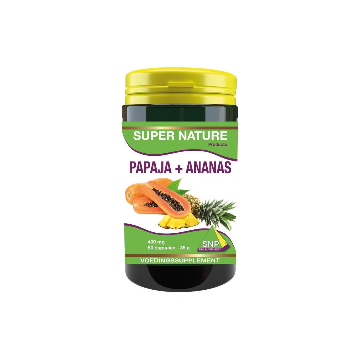 Papaja -ananas 400 mg