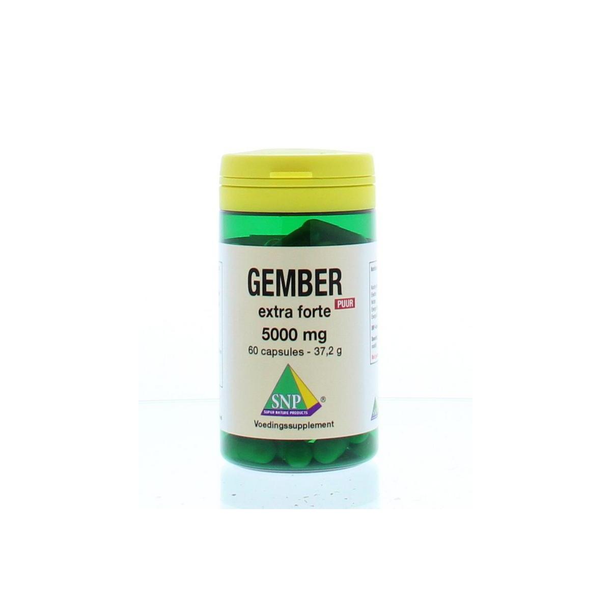 Gember 500 mg puur