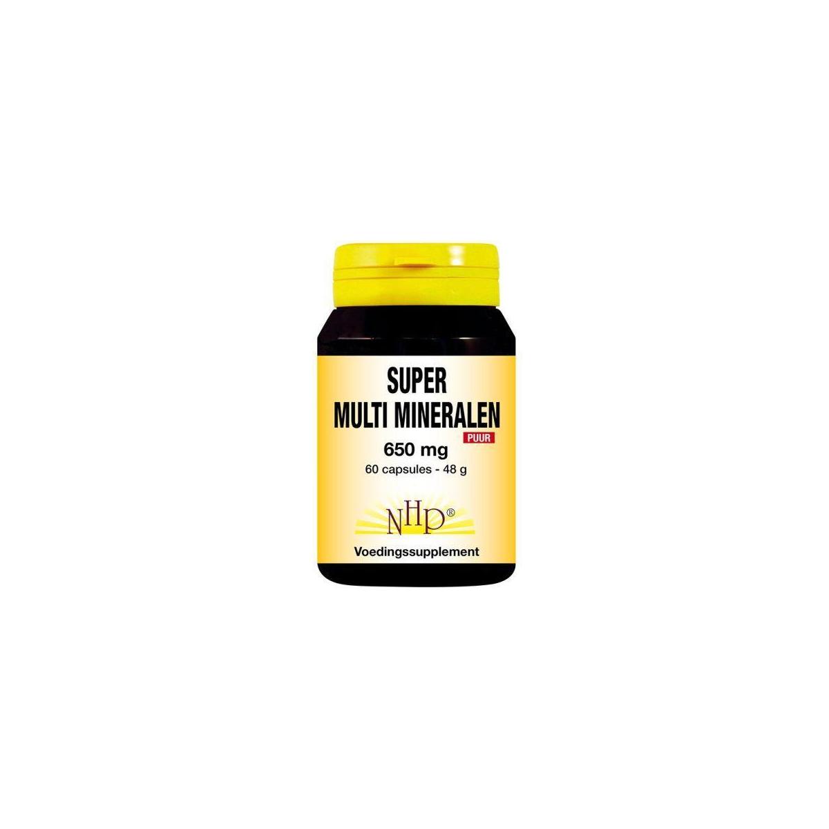 Super multi mineralen 650 mg puur