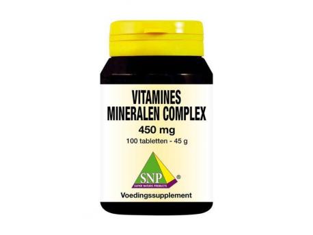 Vitamines mineralen complex 450 mg