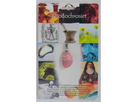 Hanger gezondheidssteen rhodochrosiet