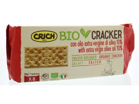 Crackers olijfolie met zout rood